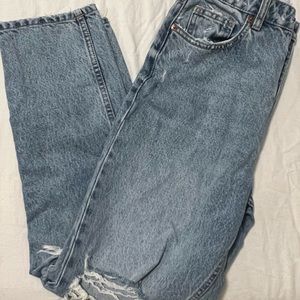 Zara Blue Mom Jeans